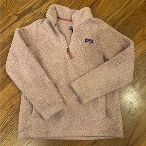 Patagonia Kids' Light Pink Fleece Hoodie